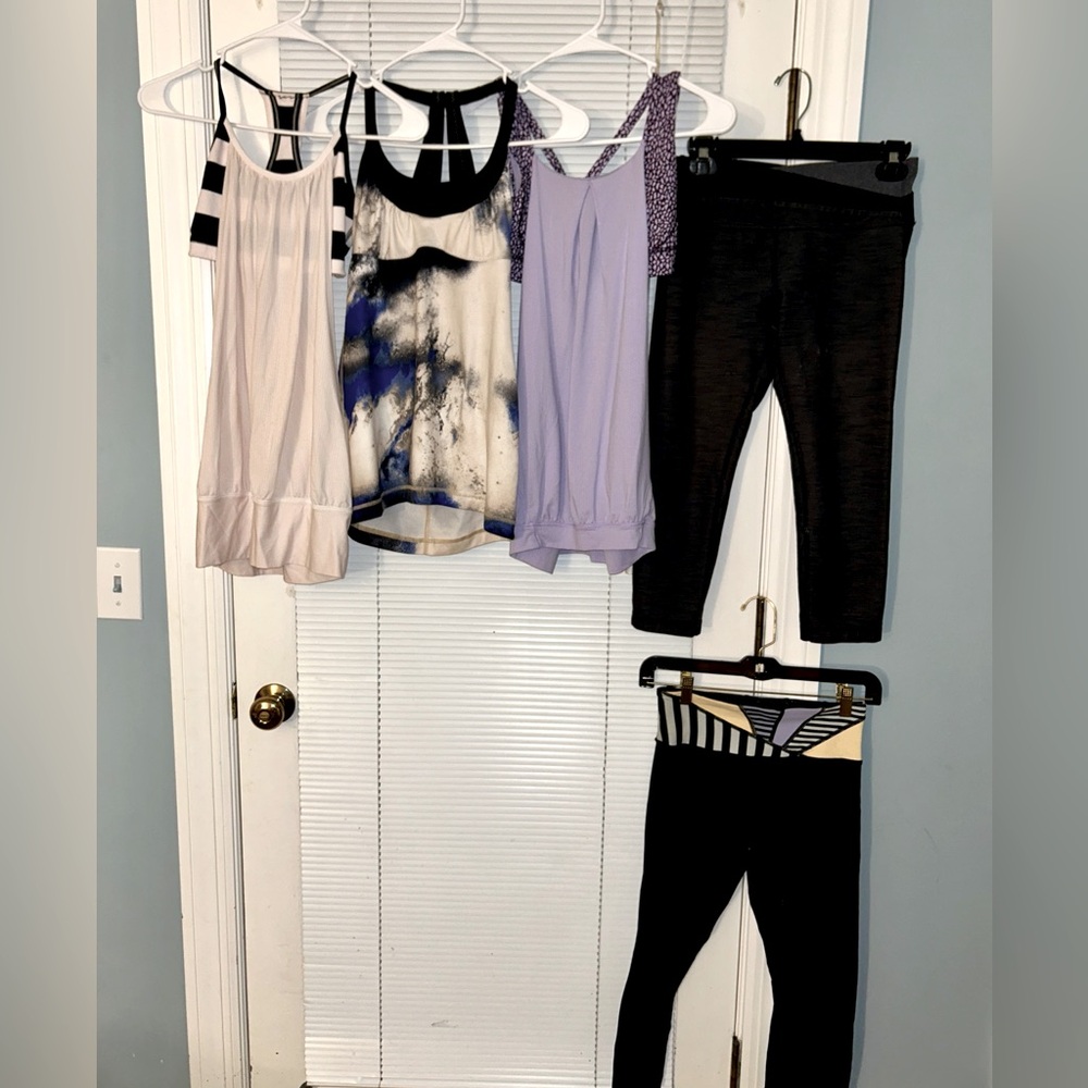 Lululemon Activewear Bundle - Tanks & Leggings - Size 4-6